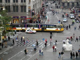 20-Oct-2001 17:45 - Amsterdam - Tram in Dam Square