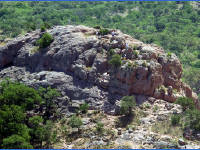 26-Apr-2003 12:09
Enchanted Rock, TX
A nearby rock with climbers