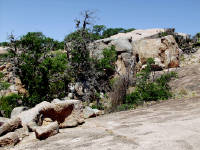 26-Apr-2003 11:46
Enchanted Rock, TX
The start of the climb