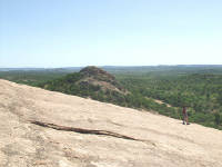 26-Apr-2003 11:55
Enchanted Rock, TX
Nearing the top