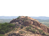 26-Apr-2003 12:13
Enchanted Rock, TX
A nearby rock with climbers