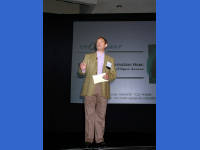 14-Oct-2002 09:11
Cannes
Allen Brown - President, The Open Group
Allen began the conference by welcoming the delegates, and explained the meaning of the term 'Boundaryless Information Flow'.  