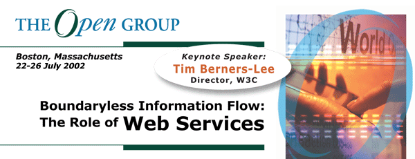 The Open Group invites you to this essential conference with Tim Berners-Lee, Director, W3C