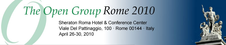 The Open Group Conference - Rome 2010